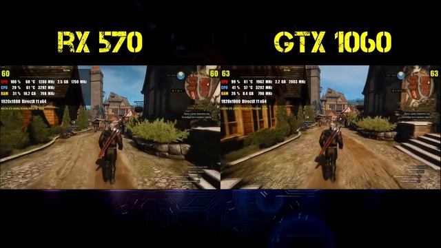 RX 570 VS GTX 1060 смотреть онлайн