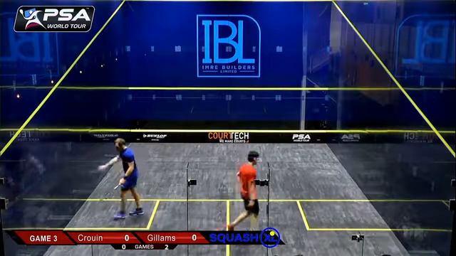 JUIN 2018 - Squash XL Open 2018 - FINALE - [3] Angus Gillams (ENG) 3/1 [4] Victor Crouin (FRA) смотреть онлайн