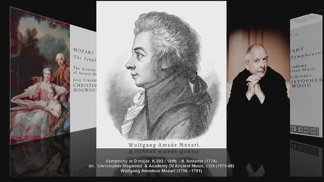 W.A. Mozart - Symphony in D major K.203 (dir. Christopher Hogwood, The Academy Of Ancient, 1979-86) смотреть онлайн