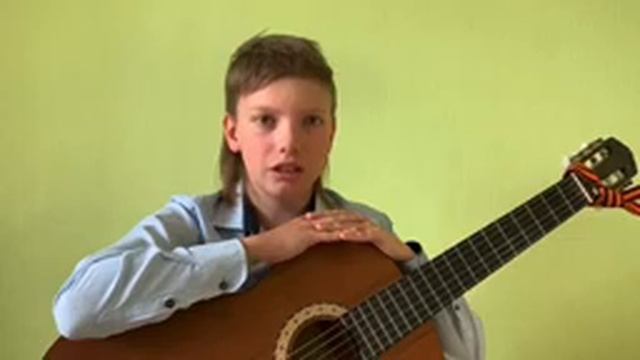 «Послевоенная песня» Р.Рождественского читает Слепухин Богдан .11 лет смотреть онлайн