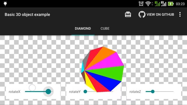 [Android] Basic 3D object example v1.1 смотреть онлайн