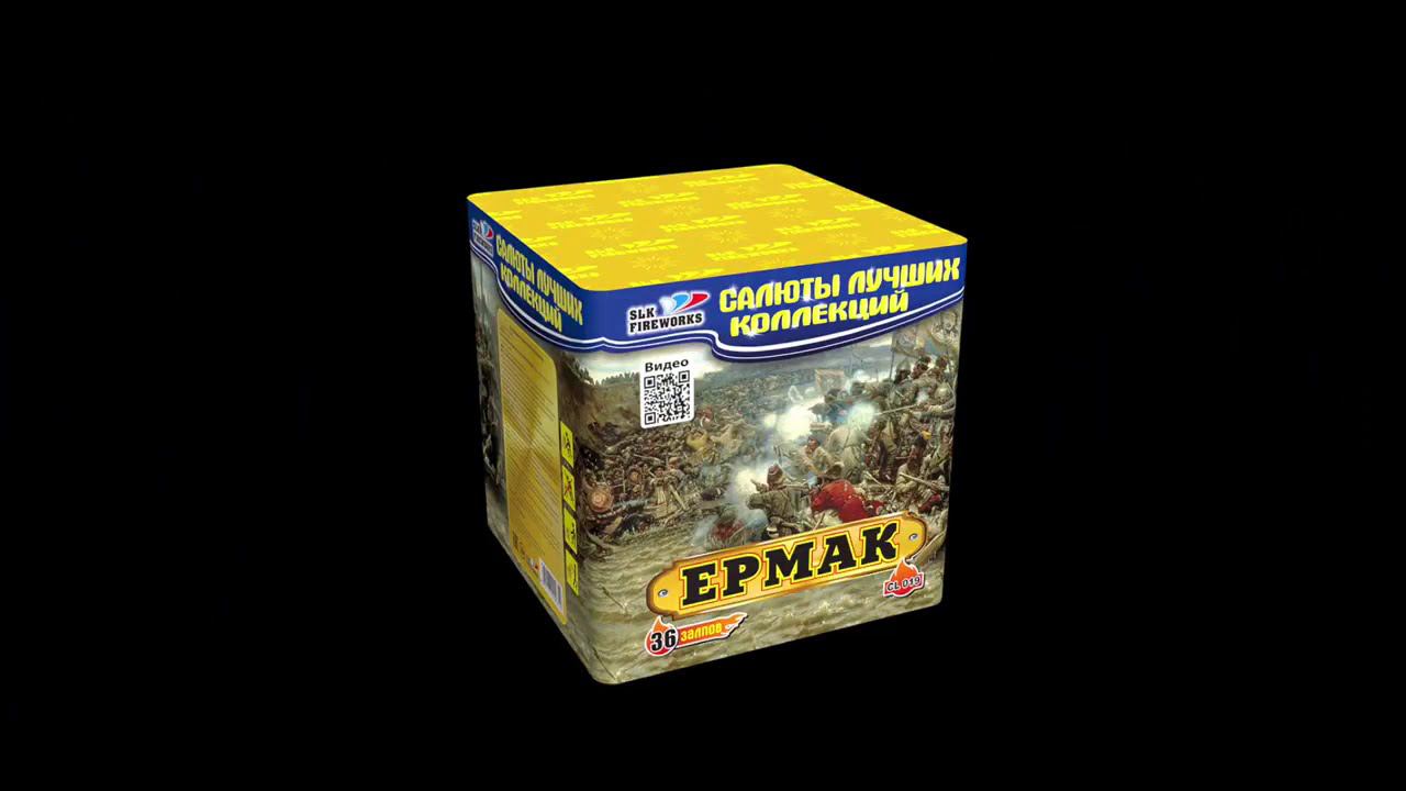 CL019 ЕРМАК (0,8 х36) - КОЛОРЛОН, фейерверки и салюты в Новосибирске смотреть онлайн
