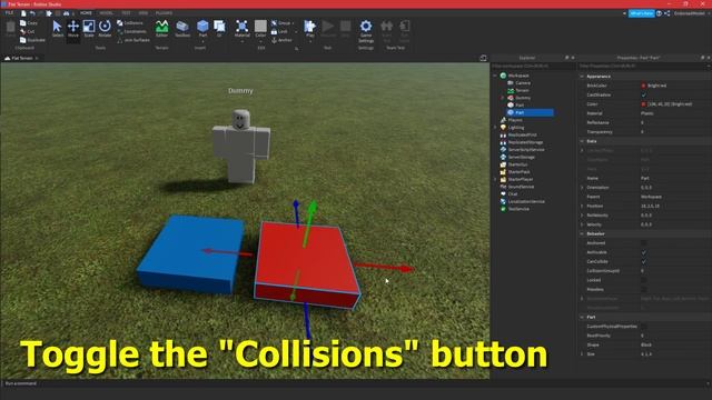 Roblox Studio | How to Move Parts Through Each Other [Quick Pro Tip] смотреть онлайн