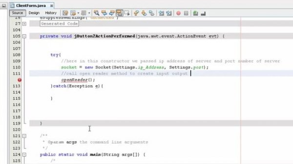 Java Projects With Source Code - Client Server Project in Java Part - 6