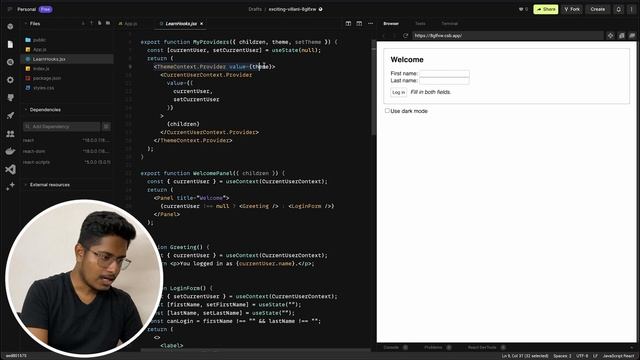 Learn React Context with useContext Hook in 5 Minutes смотреть онлайн