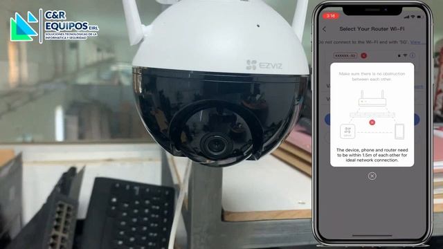 EZVIZ Cámara C8C demostración смотреть онлайн
