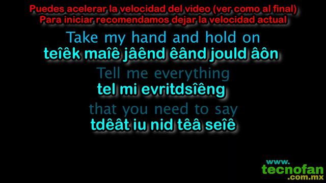Hold on - Justin Bieber | Como hablar cantar con pronunciacion en ingles traducida español смотреть онлайн