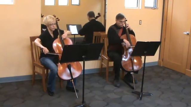 Arioso by J.S. Bach for Cello Duet смотреть онлайн