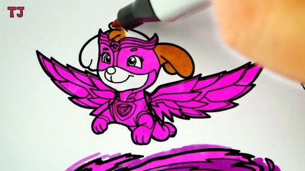 Paw Patrol : Mighty Pups Coloring Pages for Kids
