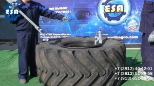 Разбортовка колеса самостоятельно с помощью "МШК-1" - Как разбортовать колесо трактора?