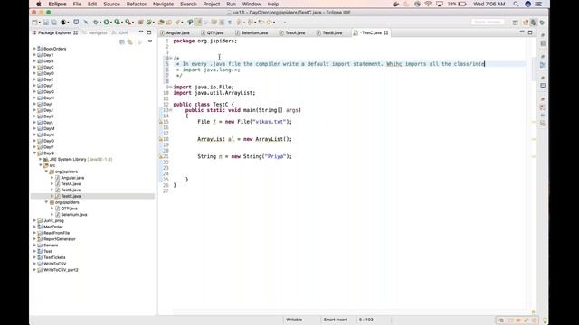 Basic Java Part 18: Package, type of path and types of Specifier in Java смотреть онлайн