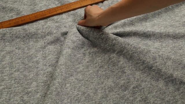 Трикотажное полотно “Лоден” нежно-серый цвет. смотреть онлайн