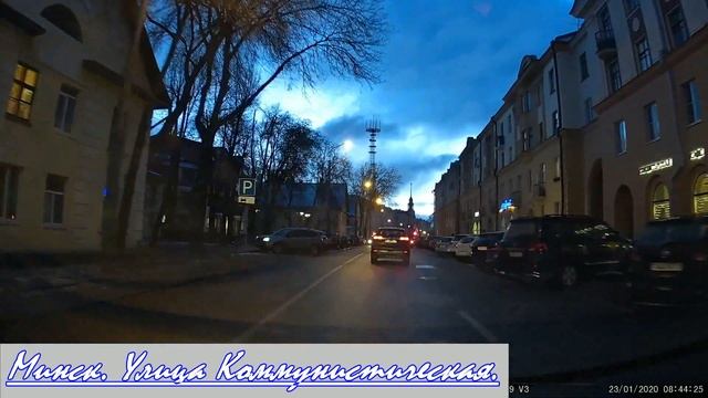 Driving around Minsk city in Belarus. Улицы Минска. Экскурсия по улицам Минска. Минск центр. смотреть онлайн