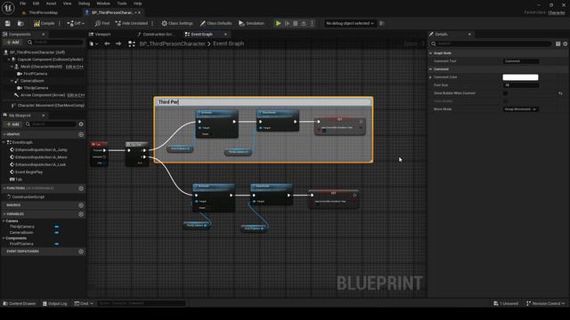 Switch Cameras MID GAME ThirdPerson/FirstPerson/TopDown | Unreal Engine 5