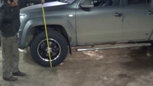 Боди-лифт на Volkswagen Amarok турбодизель V6, 2017 года.