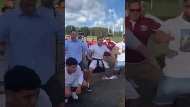 Navar Herbert is farewelled by whānau and friends with an emotional haka outside Nerang Rugby Club смотреть онлайн