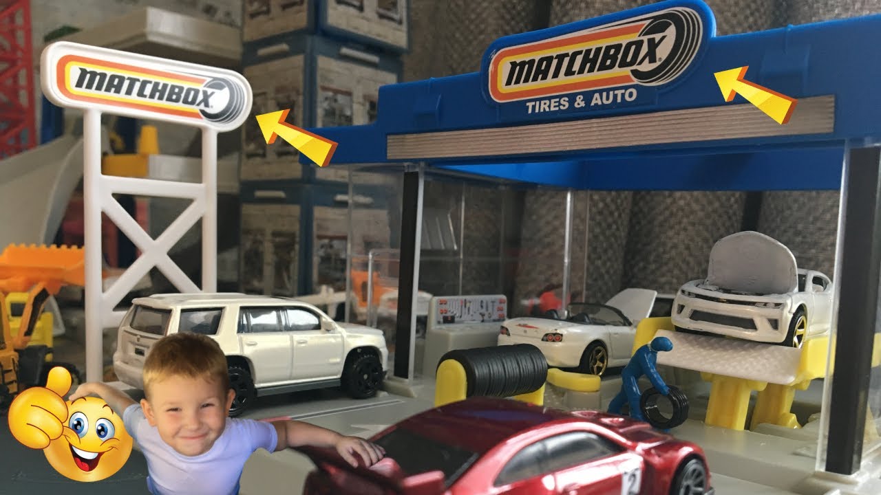 Hot Wheels и Matchbox Автосервис. Пополнение в городе машинок смотреть онлайн
