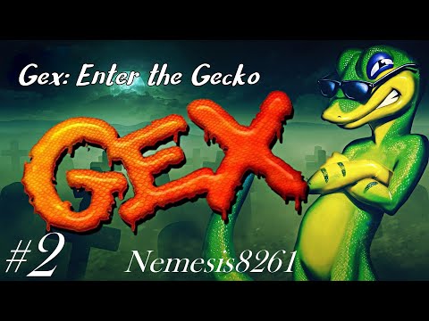 Gex 3D Enter the Gecko Прохождение игры часть 2. Гекс собиратель мух и пультов.mp4 смотреть онлайн