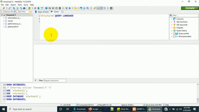 How to create database | MySql Tutorial смотреть онлайн