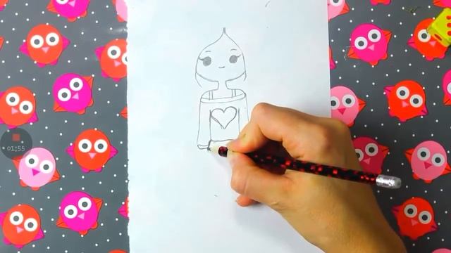 Рисуем девочку Аниме!!! Легко й просто.