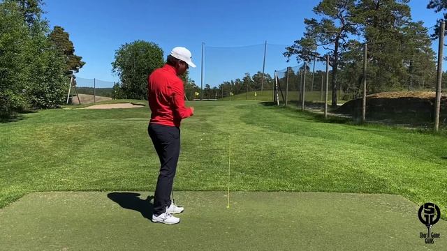 Drill to hit pitch shots straight on the target line смотреть онлайн