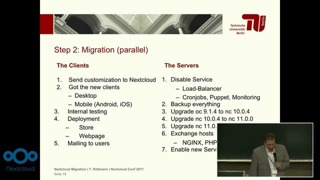 TU Berlin halved their database load by migrating to Nextcloud смотреть онлайн
