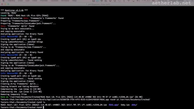 Decrypting AppStore Apps with rasticrac смотреть онлайн