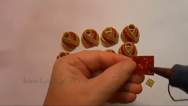 Игрушки на ёлку из фома своими руками МК/Christmas tree decoration/Decoração de árvore de natal РАР смотреть онлайн