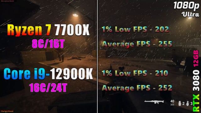 Ryzen 7 7700X Vs Core I9 12900K | PC Gameplay Tested