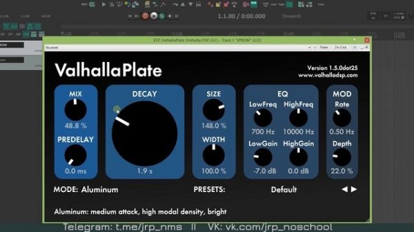 valhalla PLATE | Обзор плагина VST