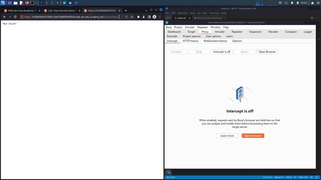 Broken Access Control - Lab #1 Unprotected admin functionality | Short Version смотреть онлайн
