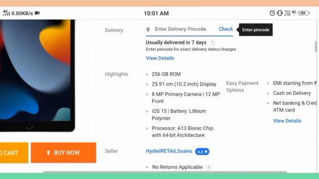 APPLE iPad 9th Gen 64 GB ROM 10.2 inch смотреть онлайн