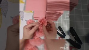 объемная буква из салфеток