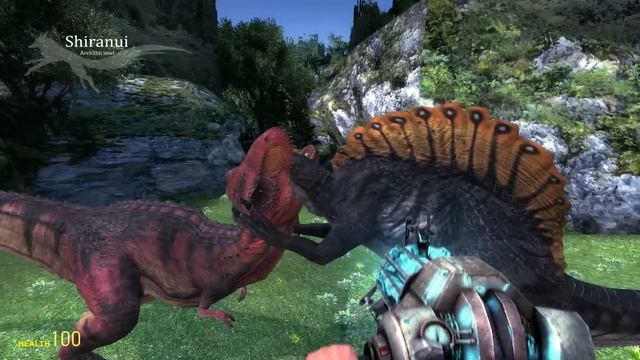 Garry's Mod: Tyrannosaurus Rex Vs. Spinosaurus | #9