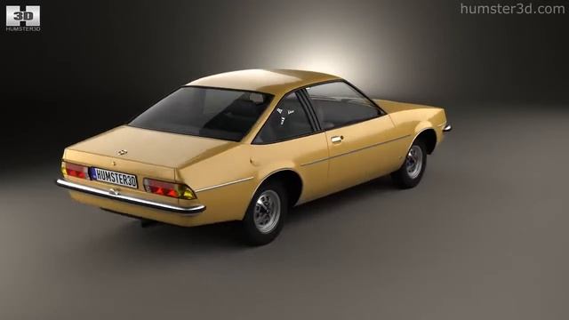 Opel Manta (B) 1975 by 3D model store Humster3D.com смотреть онлайн