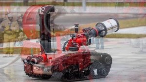 Пожарный поезд, робот и пожарный танк для детей. Изучаем пожарную технику для малышей.