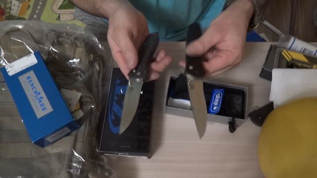 Распаковка. Пару ножей для работы ну и МАКСпед :) смотреть онлайн