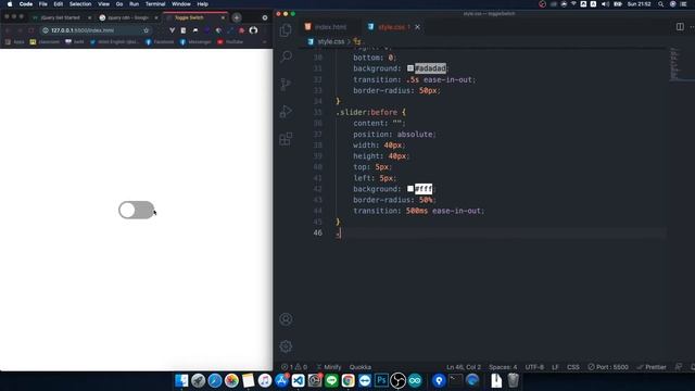 การทำ Toggle Switch และเช็คสถานะด้วย Jquery смотреть онлайн