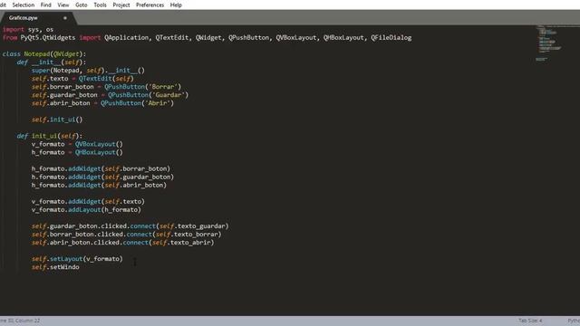 #12 Crear un bloc de Notas 3/3 con GRAFICOS | Python 3.6.2 смотреть онлайн