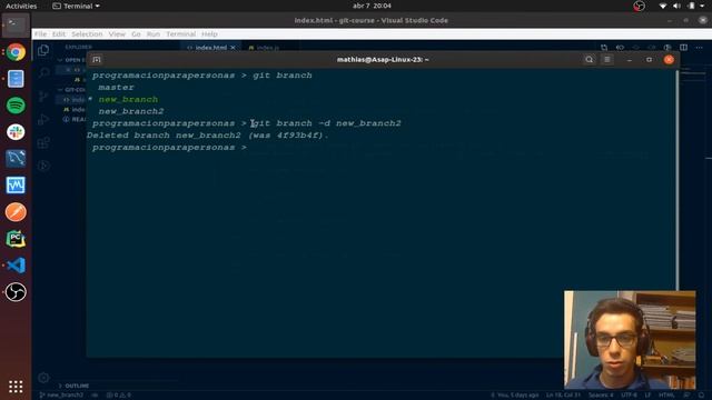 Curso de Git - Clase 6: Branches (Ramas) смотреть онлайн