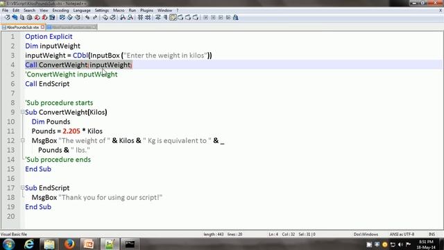 VBScript Sub vs Function - VBScript - Invoke Vbscript - Vbscript Sub - Learn Vbscript-Run Vb Script смотреть онлайн