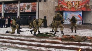 Показательные выступления спецназа на Фестивале "Виват, Победа!"