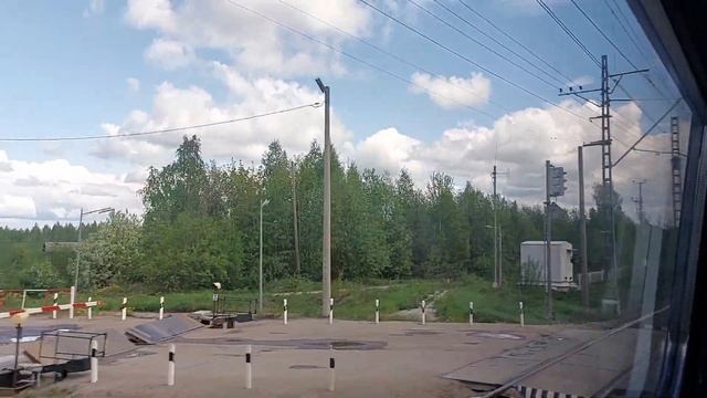 Выборг-Хийтола. Пригородный дизель-поезд РА-2. Часть 2, от Пионерлагеря до Красного Сокола. смотреть онлайн