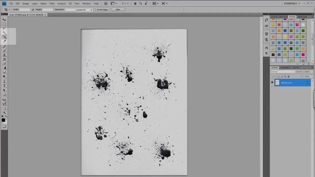 How To Make Splatter Brushes From Scratch In GIMP And Photoshop