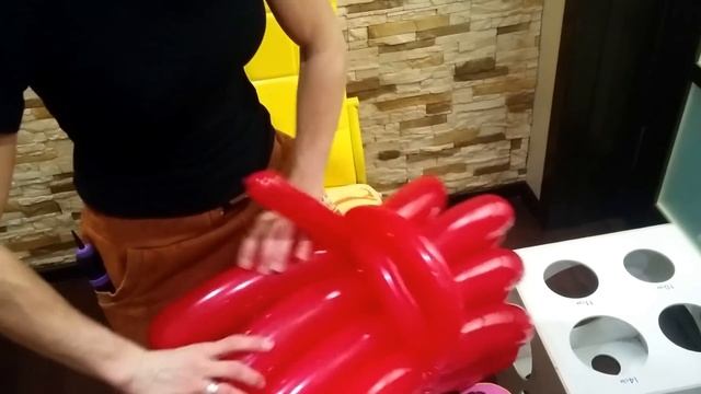 Машина из воздушных шаров, маквин из шаров, тачки/car of balloons, lightning McQueen of the balls смотреть онлайн
