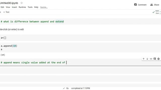 Difference between append and extend methods in List смотреть онлайн