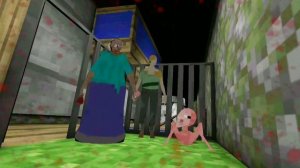 Все плохие концовки в гренни 2//Атмосфера:Minecraft//Granny the Horror Game