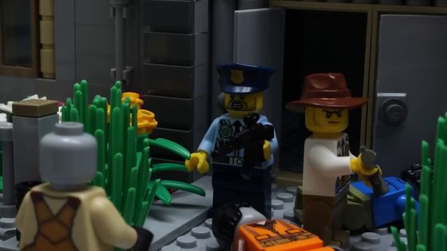 Lego Zombie World War Z Compilation | Stop Motion Animation смотреть онлайн