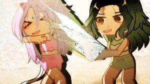 У.Л.Е.Й на пляже?|Уля|Лана|Ева|Йоши|У.Л.Е.Й|gacha nox|RAMËN|