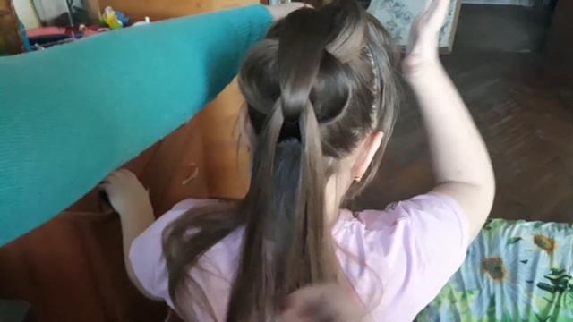 Коса на силиконовых резинках! смотреть онлайн